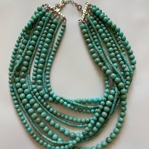 Premier Designs Turquoise Beaded Necklace